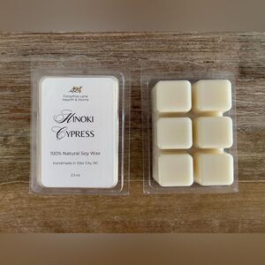 Hinoki Cypress Scented 100% Natural Soy Wax Melts, 2.5 oz